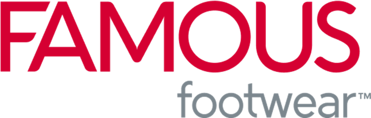 Larger Famous Footwear logo