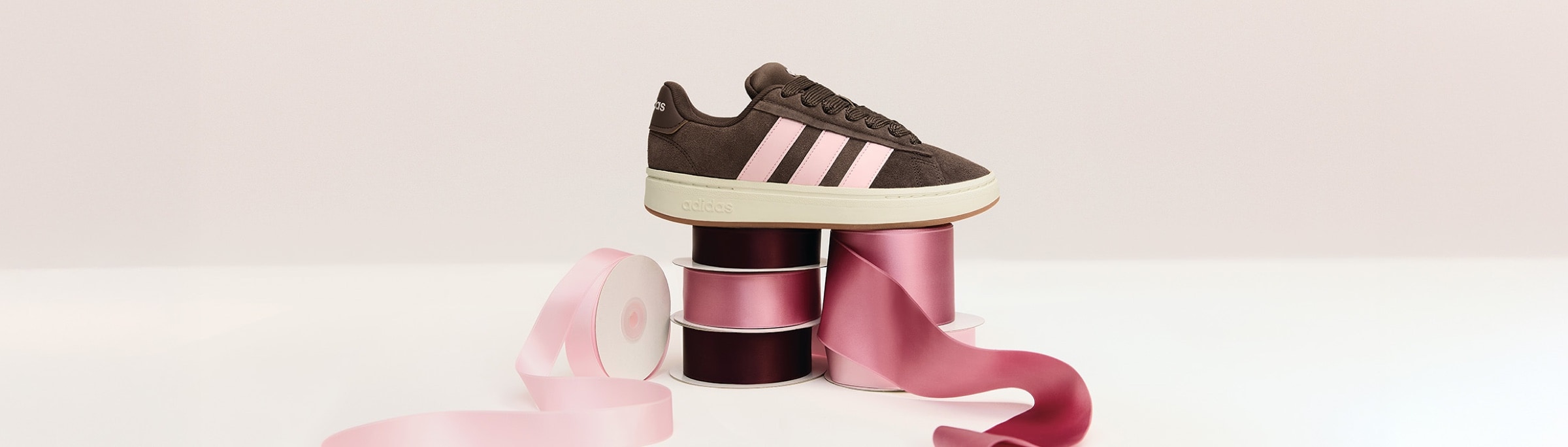 brown and pink adidas skate sneaker