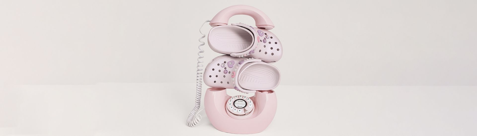 pink crocs