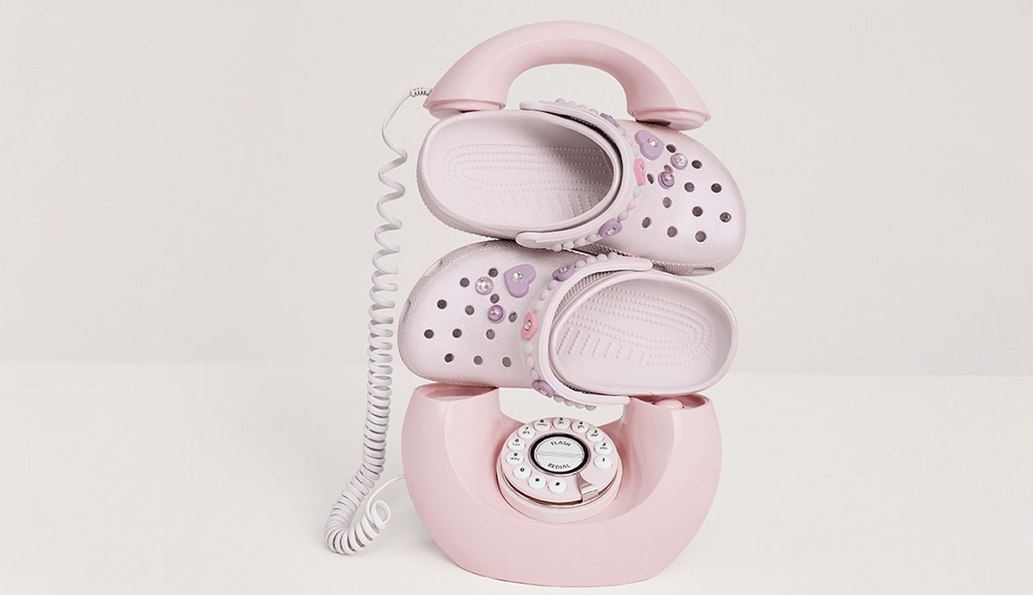 pink crocs