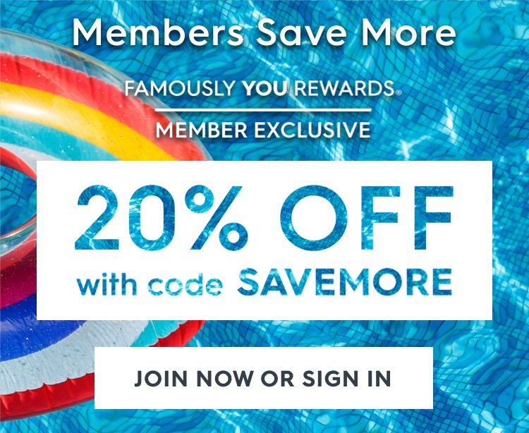 20% off with code savemore, join or sign in here
