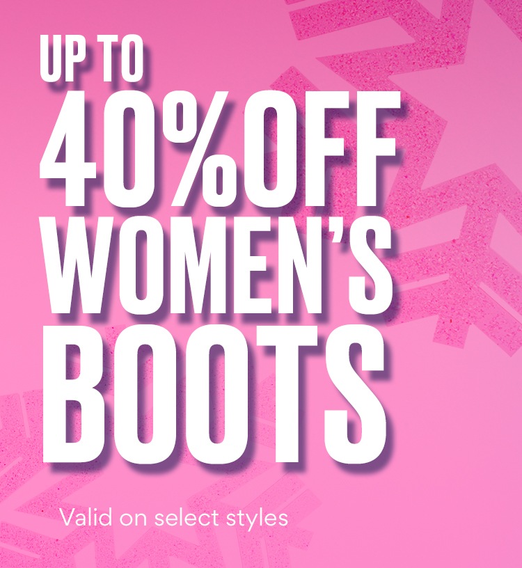 Up to 40 percent off Womens Boots