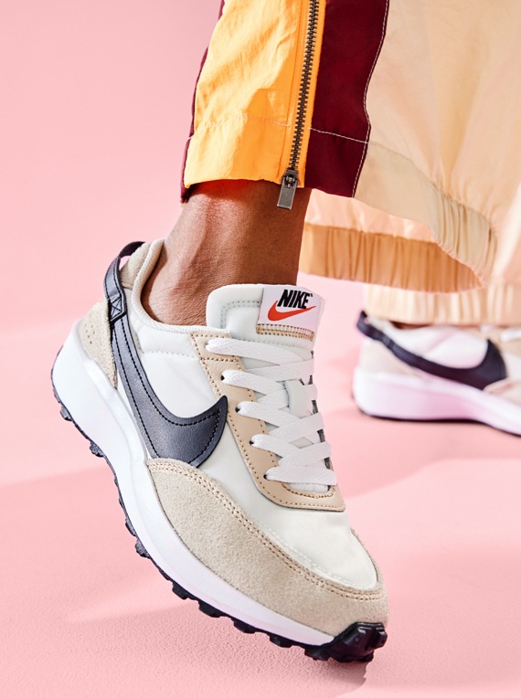 Beige and Black Retro Sneakers for Spring and Summer