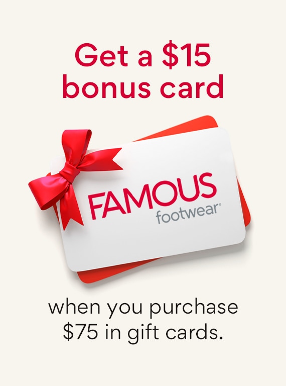 Get a $15 bonus card when you purchase $75 in gift cards.