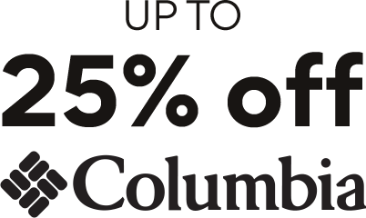 Up to 25% off columbia