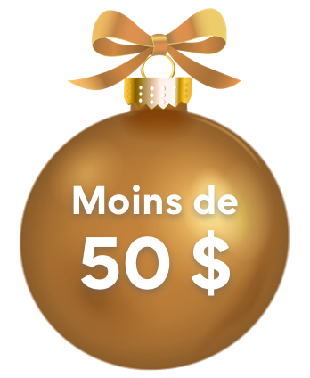 Moins de 50 $