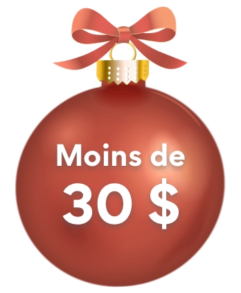 Moins de 30 $