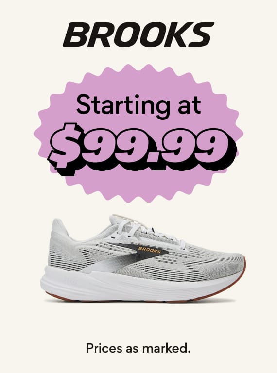 Brooks starting at $99