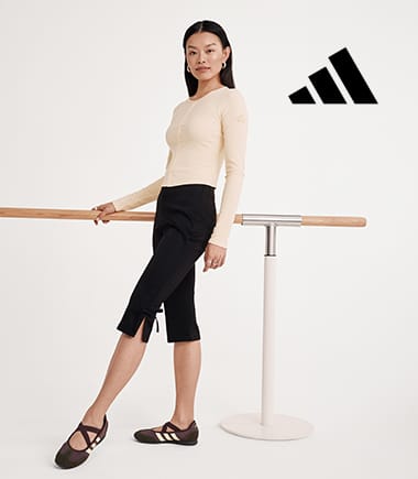 woman wearing adidas ballet sneakers for back to school 2026