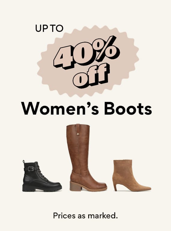 Up to 40% off Womens Boots