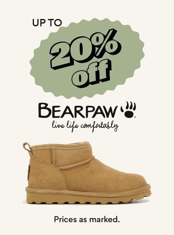 shop up to 20% off Bearpaw