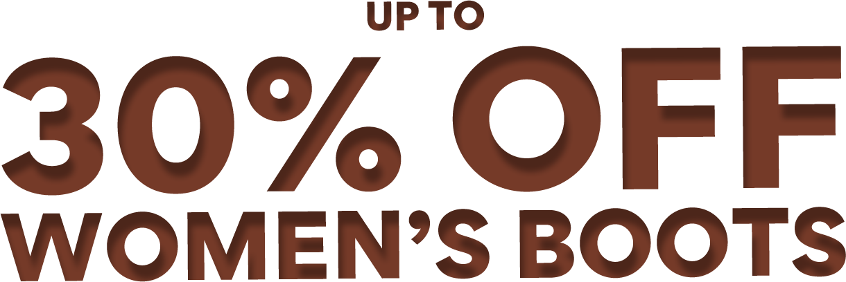 up to 30% off womens boots