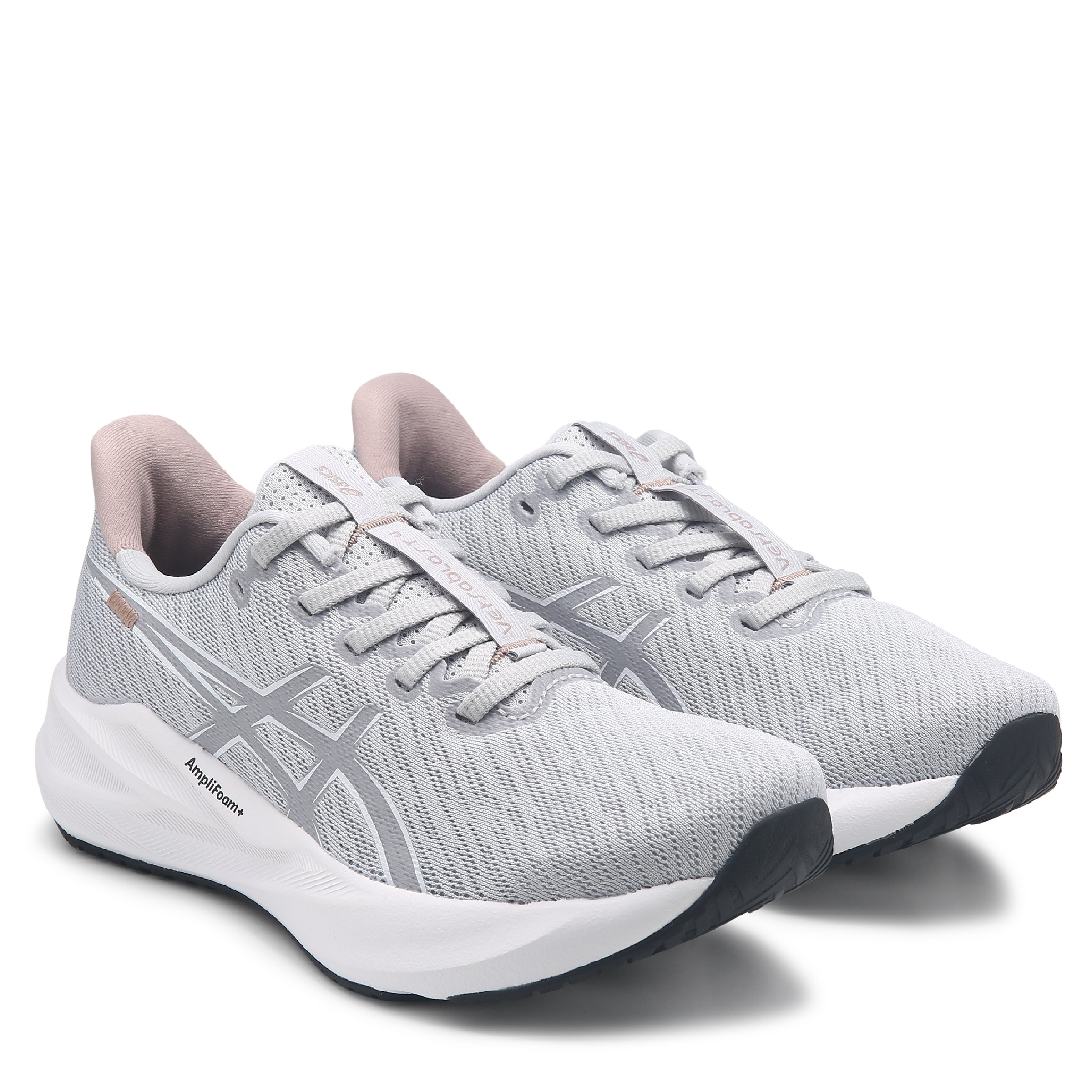 grey performance running shoes