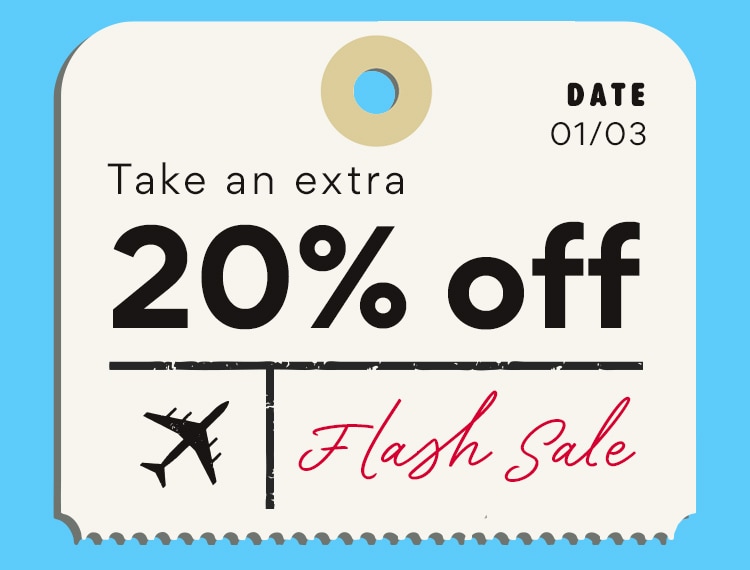 Take an Extra 20% off Flash Sale