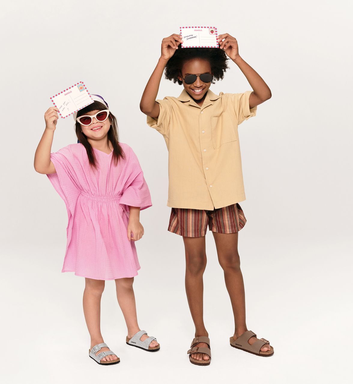 kids wearing Birkenstock sandals