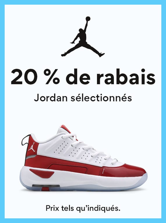 20% de rabais Jordan selectionnes