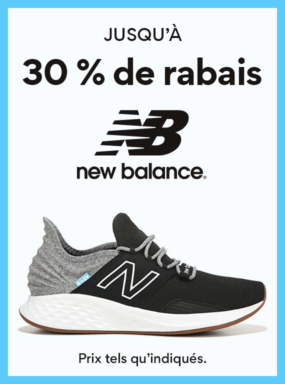 Jusqu'a 30% de rabais New Balance
