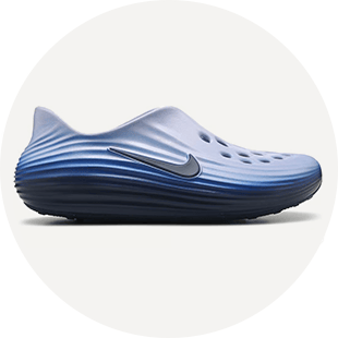 blue ombre nike men's ReactX Rejuven8 slip on shoe