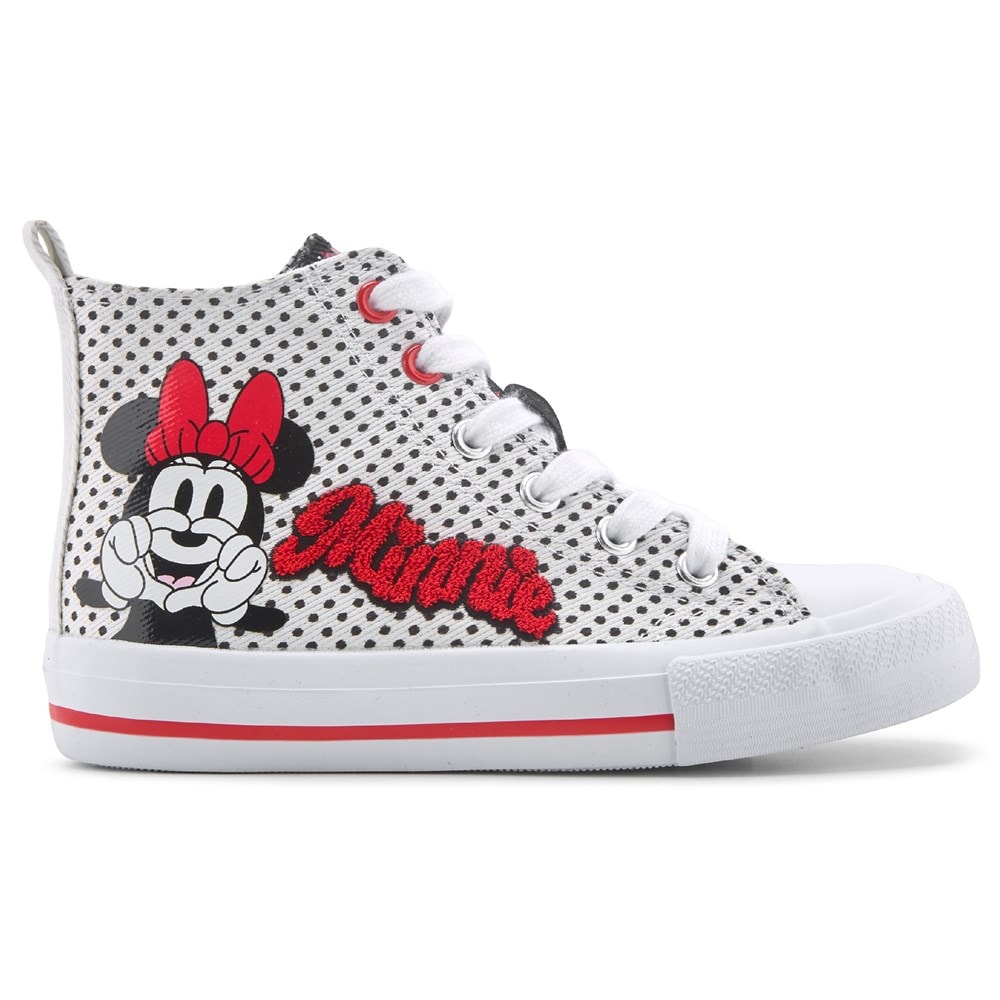 Minnie Mouse Kids' Minnie Mouse Hi Top Sneaker Little Kid
