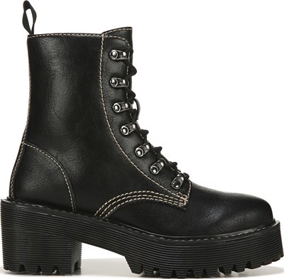 BETTYY Black Combat Boots Classic Black Combat Boots For Women – Steve ...