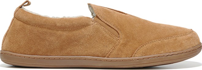 Slippers International Mens Twin Gore Suede Closed Toe Pull On Slippers