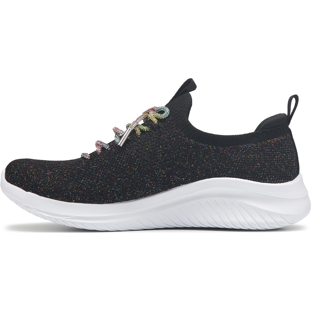 Kids' Ultra Flex Rhinestone Lace Sneaker Little/Big Kid