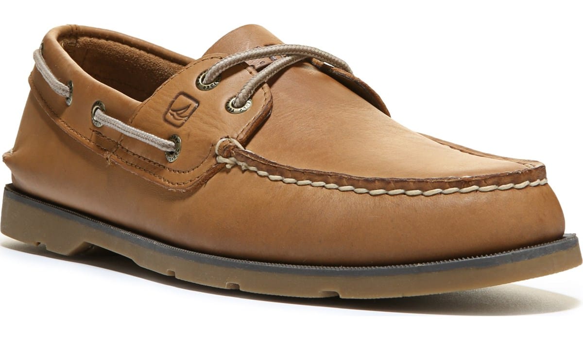 Leeward Medium/Wide 2 Eye Boat Shoe 