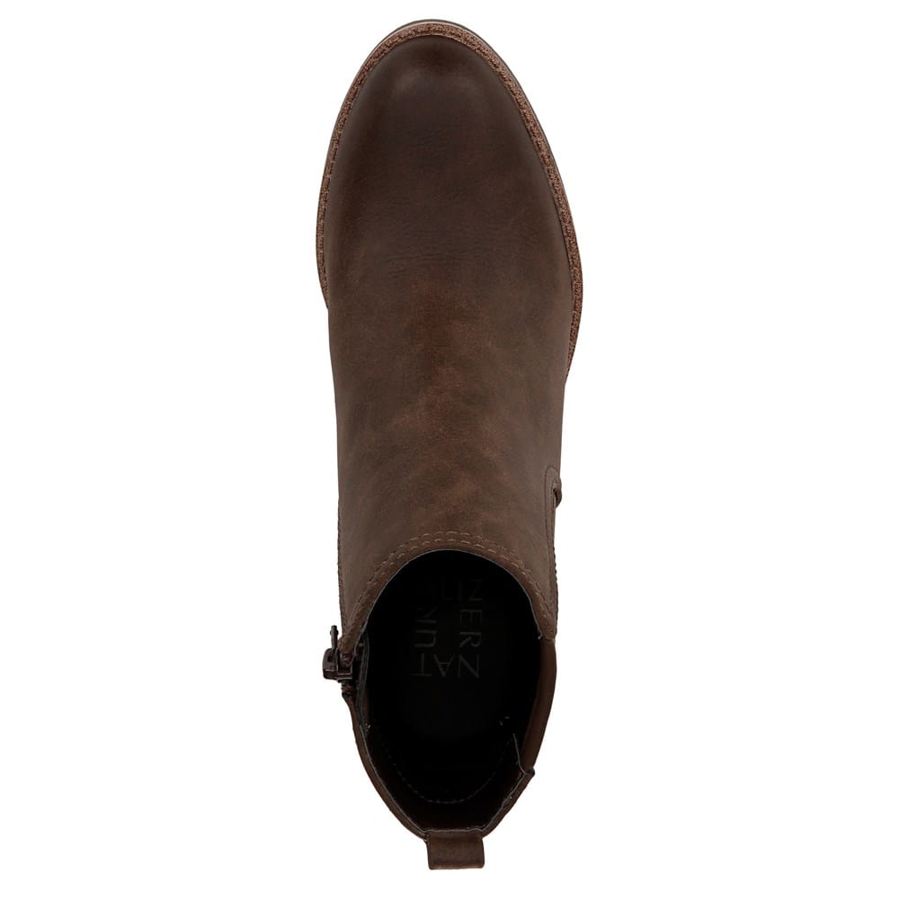 Naturalizer Women's Madalynn Gore Block Heel Bootie | Famous
