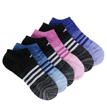 adidas men's superlite no show socks 6 pack