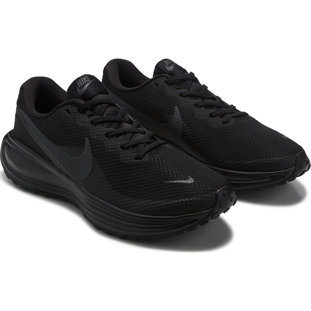 nike all black running shoes mens