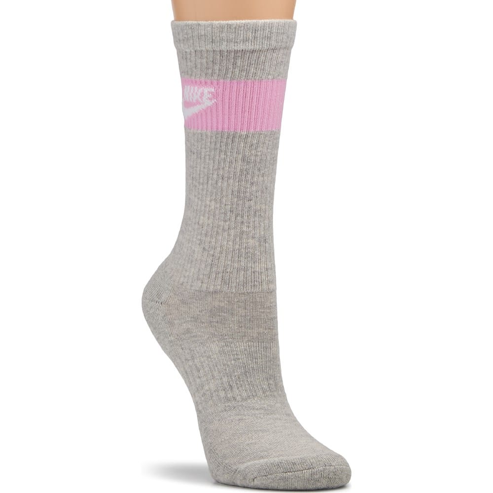 Kids' 6 Pack Medium Everyday Cushioned Crew Socks