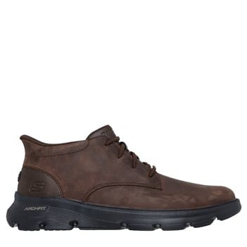 **NIB** Skechers Men\'s Dark Brown Chukka Boot with Slip-On Elastic Gussets Amazon.com: Skechers mens Resment Korver Chukka Boot, Dark  main image 2