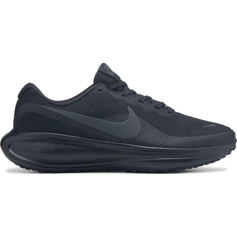 nike all black running shoes mens