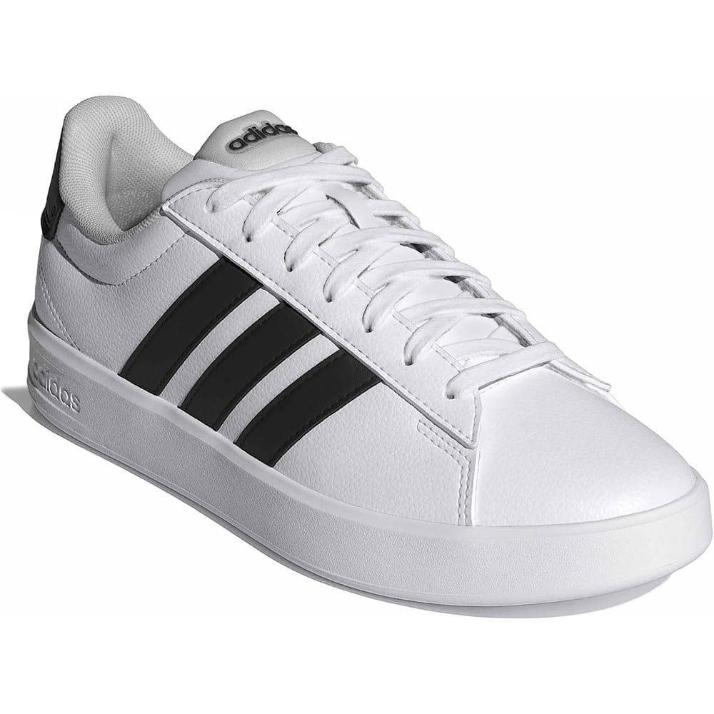adidas gazelle silver green womens adidas Women's Grand Court 2.0 Sneakers | Black/White main image 1