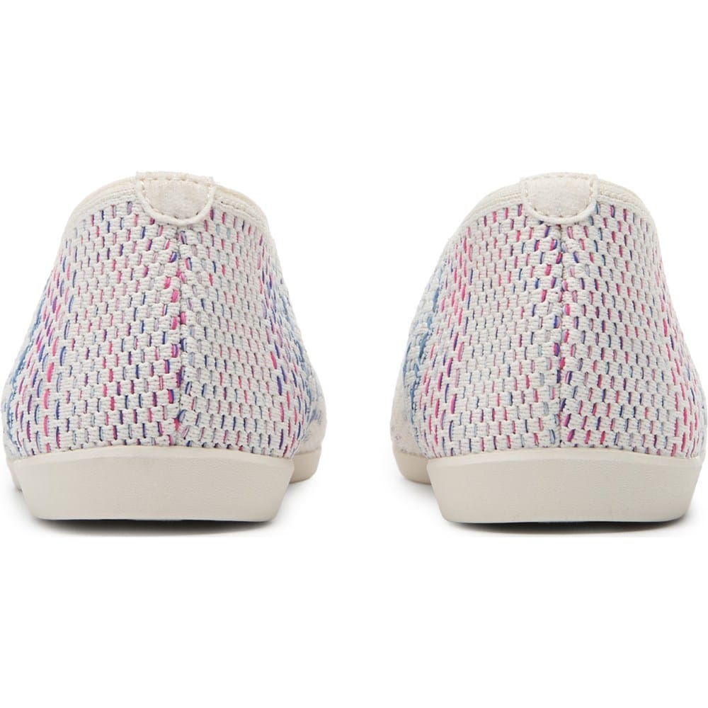 Women's Cleo Square Blissful Soul Ribbed Knit Flat