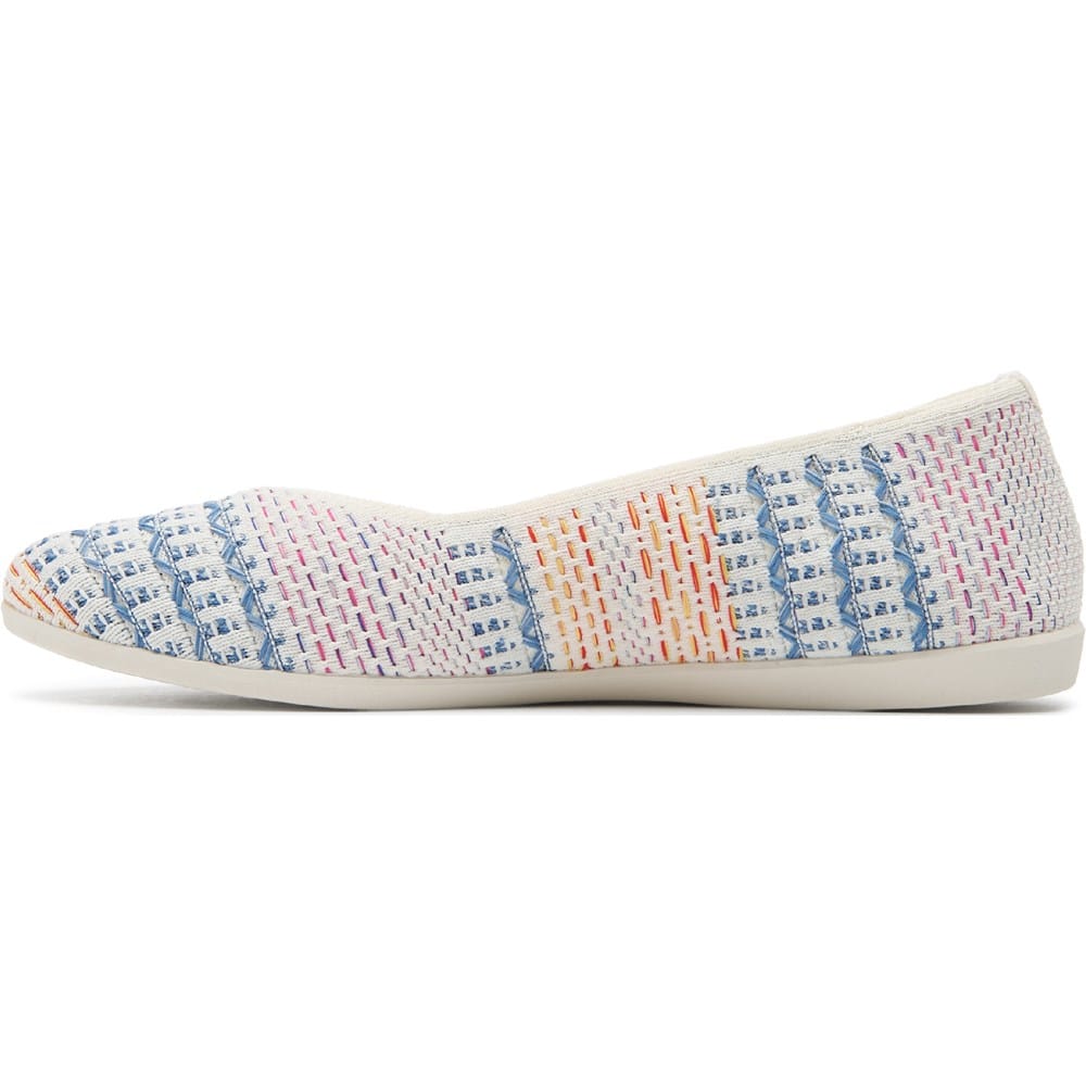 Women's Cleo Square Blissful Soul Ribbed Knit Flat
