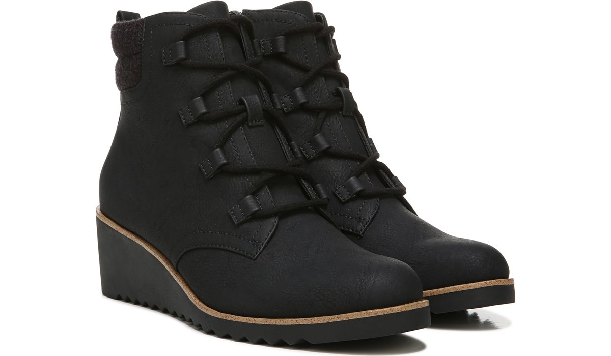Women's Zone Lace Up Wedge Bootie - Pair