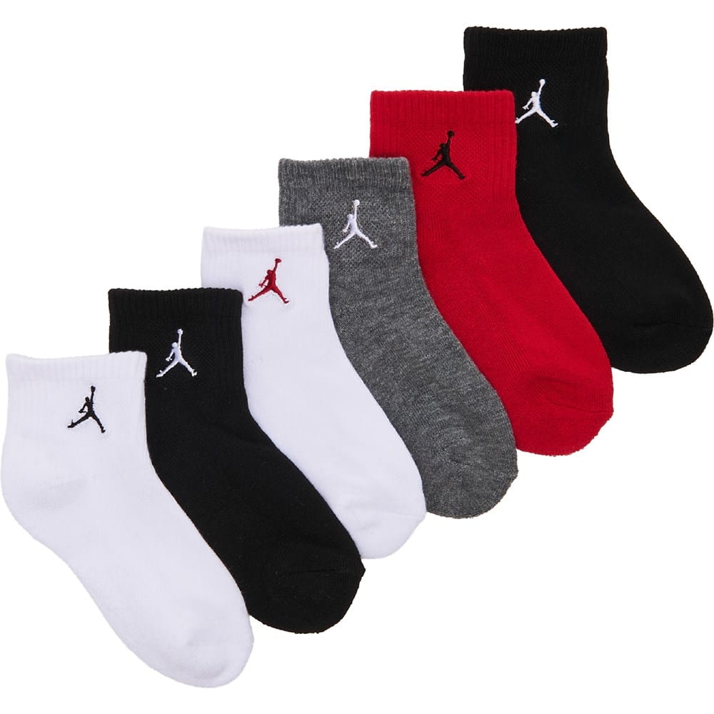 Kids' 6 Pack Youth X-Small Everyday Essentials Ankle Socks