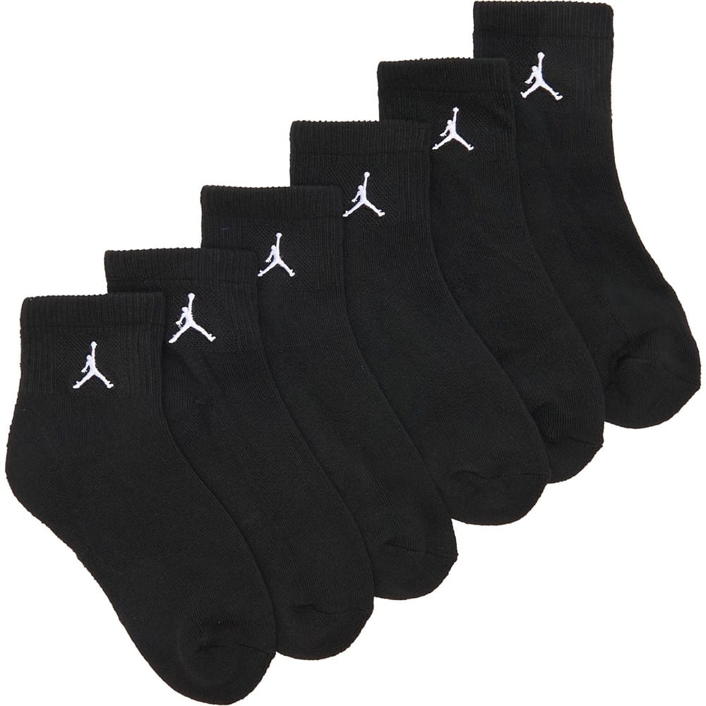 Kids' 6 Pack Youth X-Small Everyday Essentials Ankle Socks