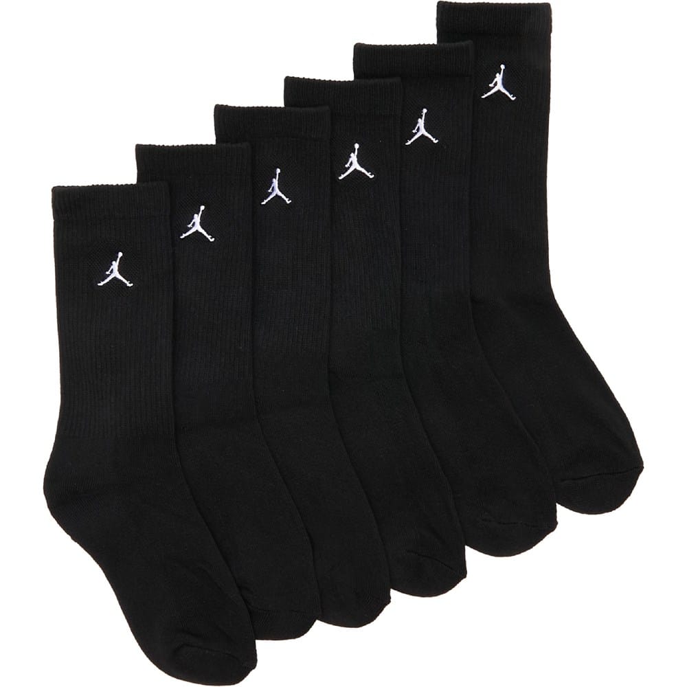 6 Pack Medium Everyday Essentials Crew Socks