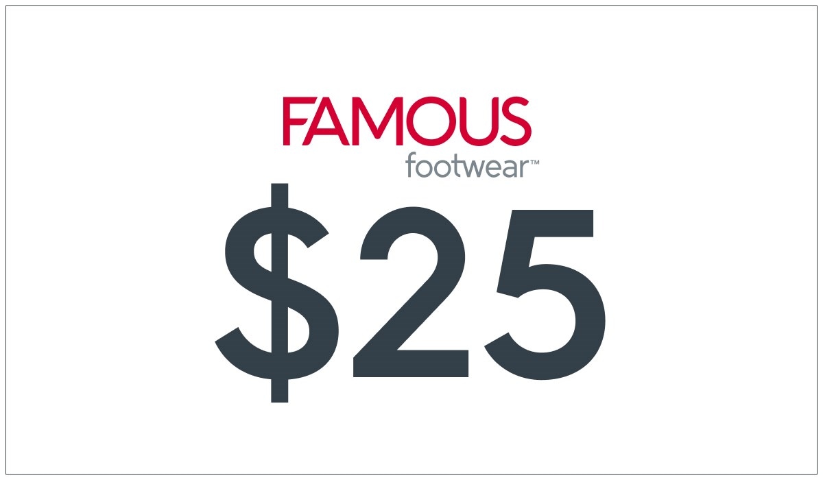 Famous Footwear Gift Card - Right