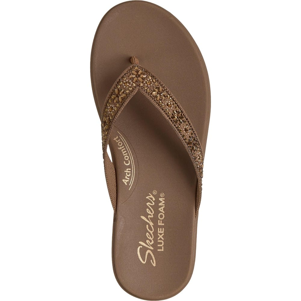 Women's Meditation Luxe Rhinestone Flip Flop