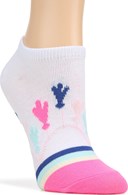 Kids' 6 Pack Llama and Floral No Show Socks - Top