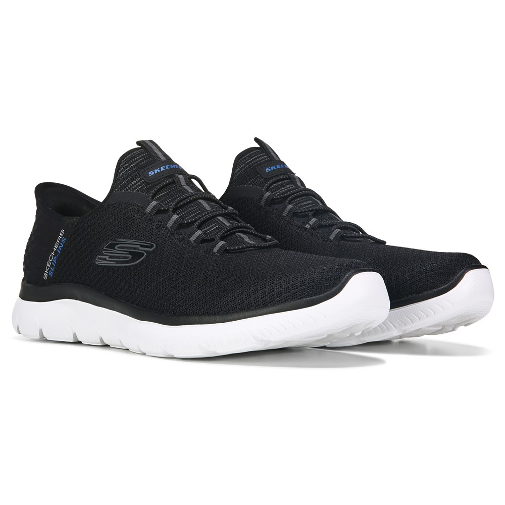 Shop Skechers Men's Textured Walking Shoes with Slip-On Closure - SUMMITS  Online