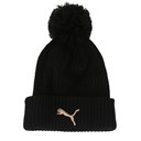 Women's Lily Cuff Pom Beanie Knit Hat - Right