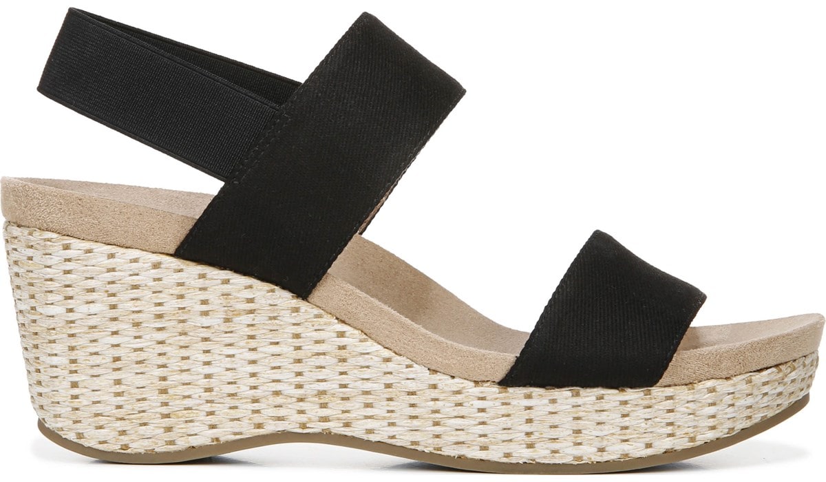 LifeStride Women's Delta Medium/Wide Wedge Sandal Famous Footwear Canada