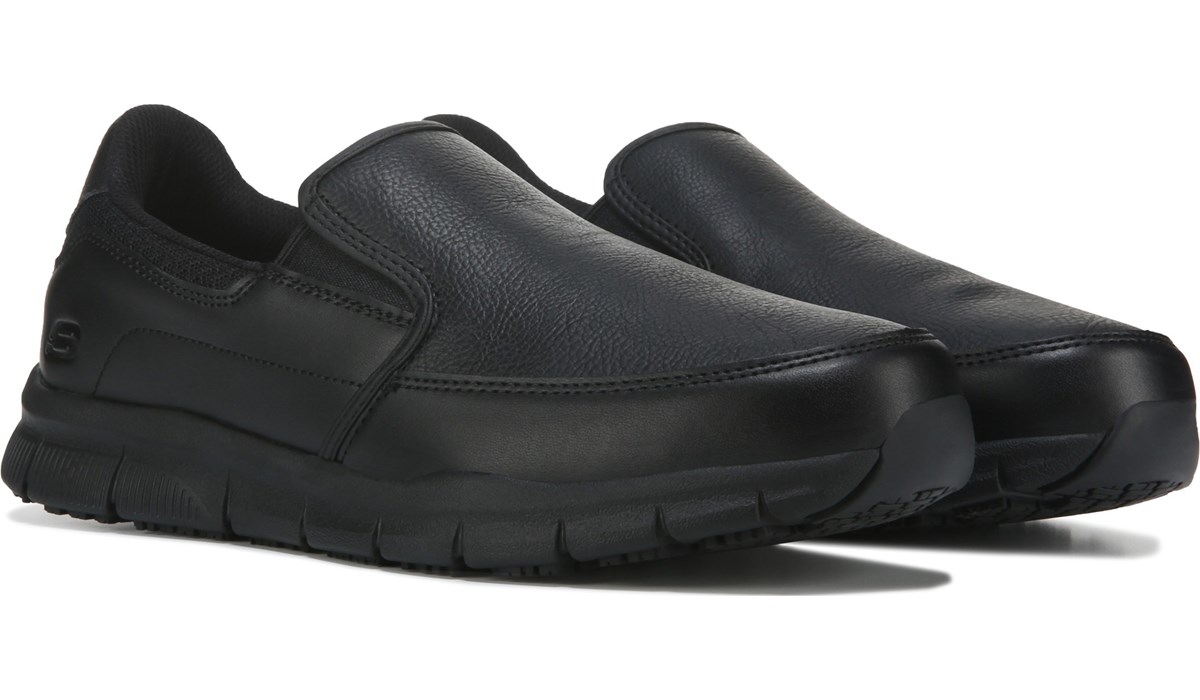 Men's Nampa Groton Wide Slip On Slip Resistant Work Shoe - Pair