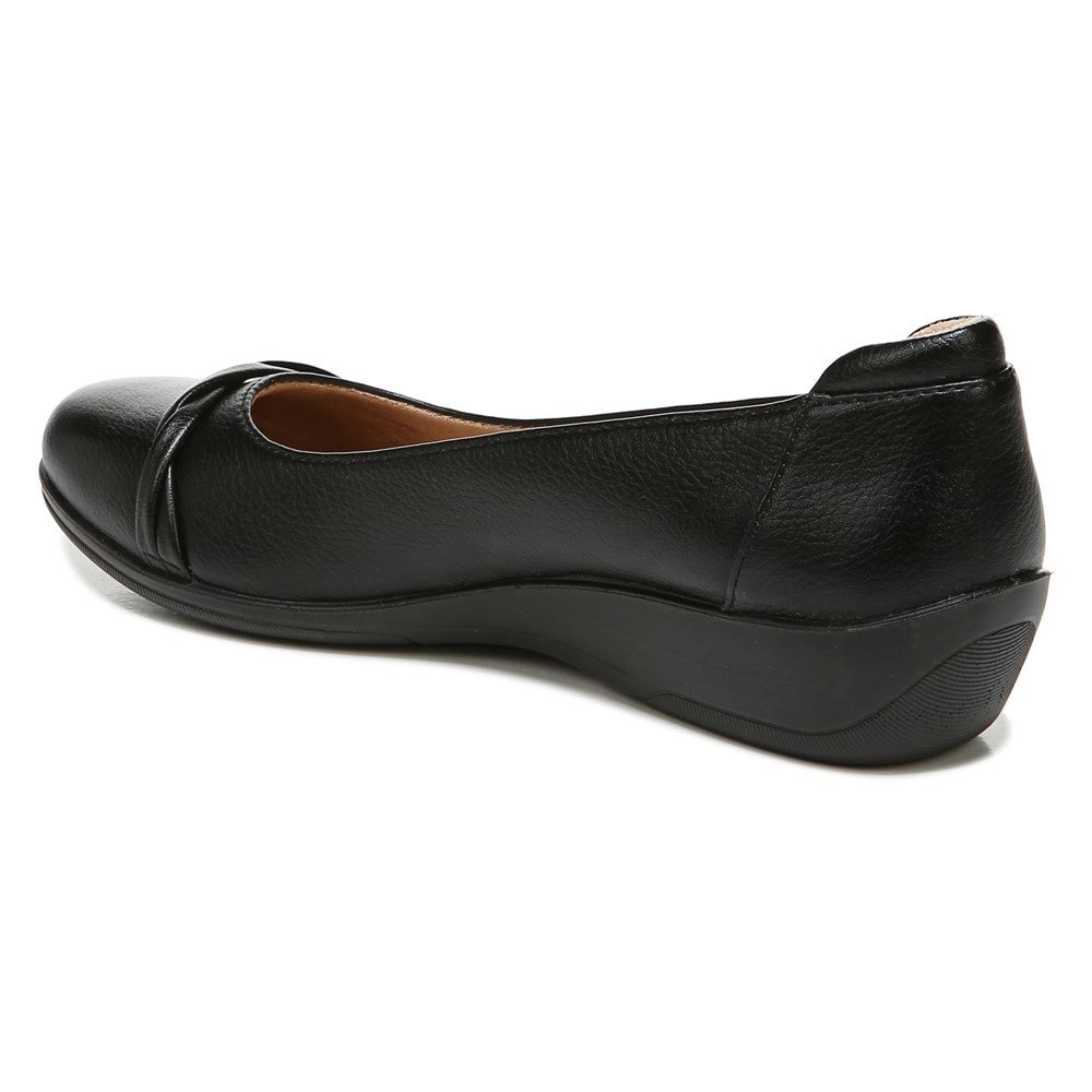 Life Stride Black Flats Size Wide BZees For Lifestride Womens