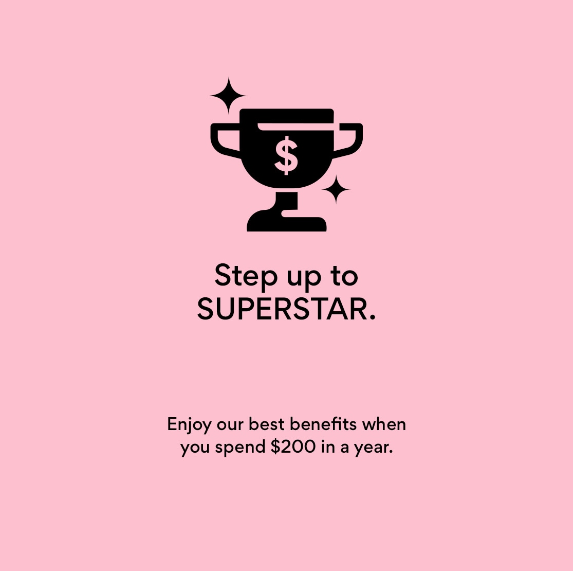 Step Up to Superstar level at Famously YOU Rewards
